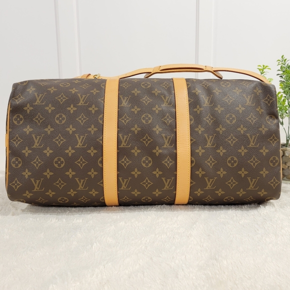 BEAUTIFUL💕 LOUIS VUITTON Keepall 50 Bandouliere w/ Strap Travel Bag Monogram - Picture 15 of 16